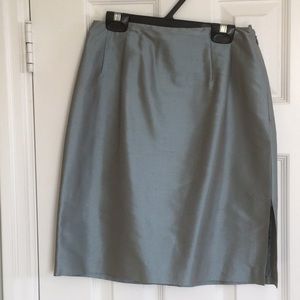 Talbots silk skirt